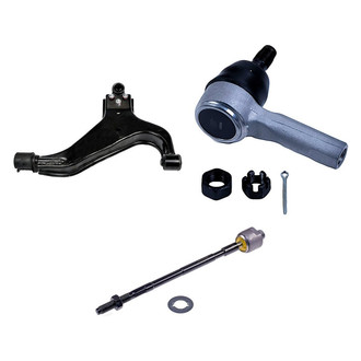 Dorman® - OE Solutions™ Front Driver Side Lower Control Arm with Ball Joint and Tie Rod End Kit