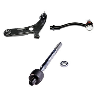 Dorman® - OE Solutions™ Front Driver Side Lower Control Arm with Ball Joint and Tie Rod End Kit