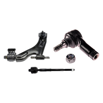 Dorman® - OE Solutions™ Front Driver Side Lower Control Arm with Ball Joint and Tie Rod End Kit