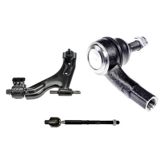 Dorman® - OE Solutions™ Front Driver Side Lower Control Arm with Ball Joint and Tie Rod End Kit