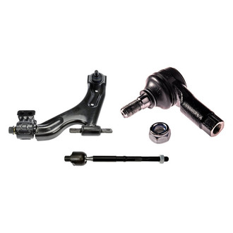 Dorman® - OE Solutions™ Front Driver Side Lower Control Arm with Ball Joint and Tie Rod End Kit