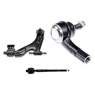 Dorman® - OE Solutions™ Front Driver Side Lower Control Arm with Ball Joint and Tie Rod End Kit