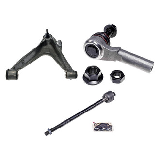 Dorman® - OE Solutions™ Front Driver Side Lower Control Arm with Ball Joint and Tie Rod End Kit