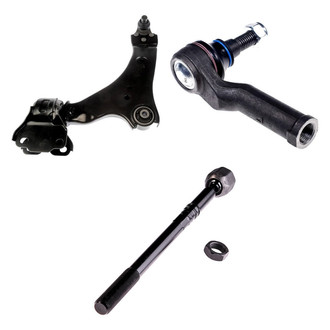 Dorman® - OE Solutions™ Front Driver Side Lower Control Arm with Ball Joint and Tie Rod End Kit