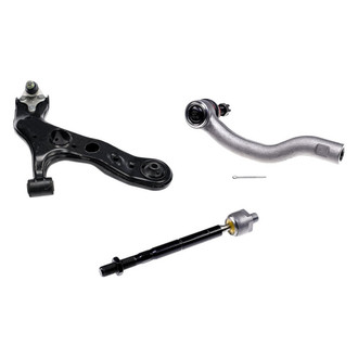 Dorman® - OE Solutions™ Front Driver Side Lower Control Arm with Ball Joint and Tie Rod End Kit