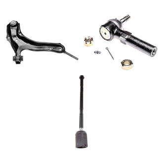 Dorman® - OE Solutions™ Front Driver Side Lower Control Arm with Ball Joint and Tie Rod End Kit