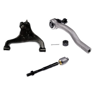Dorman® - OE Solutions™ Front Driver Side Lower Control Arm with Ball Joint and Tie Rod End Kit