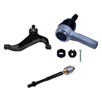 Dorman® - OE Solutions™ Front Driver Side Lower Control Arm with Ball Joint and Tie Rod End Kit