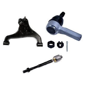 Dorman® - OE Solutions™ Front Driver Side Lower Control Arm with Ball Joint and Tie Rod End Kit