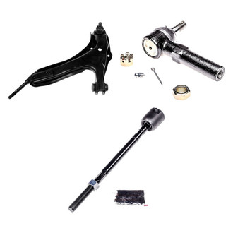 Dorman® - OE Solutions™ Front Driver Side Lower Control Arm with Ball Joint and Tie Rod End Kit