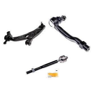 Dorman® - OE Solutions™ Front Driver Side Lower Control Arm with Ball Joint and Tie Rod End Kit