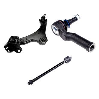 Dorman® - OE Solutions™ Front Driver Side Lower Control Arm with Ball Joint and Tie Rod End Kit