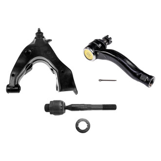 Dorman® - OE Solutions™ Front Driver Side Lower Control Arm with Ball Joint and Tie Rod End Kit