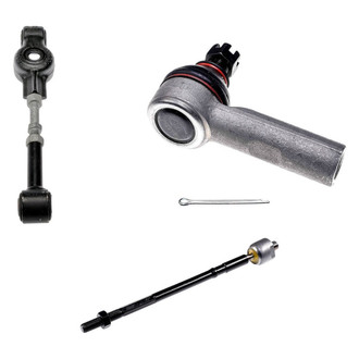 Dorman® - OE Solutions™ Front Driver Side Lower Control Arm with Ball Joint and Tie Rod End Kit