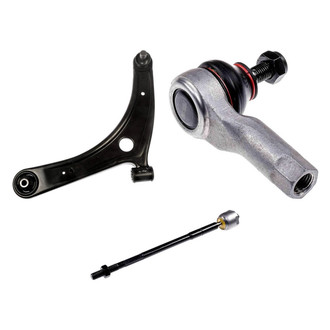 Dorman® - OE Solutions™ Front Driver Side Lower Control Arm with Ball Joint and Tie Rod End Kit