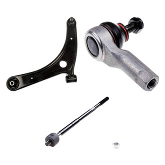 Dorman® - OE Solutions™ Front Driver Side Lower Control Arm with Ball Joint and Tie Rod End Kit
