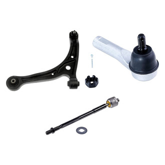 Dorman® - OE Solutions™ Front Driver Side Lower Control Arm with Ball Joint and Tie Rod End Kit