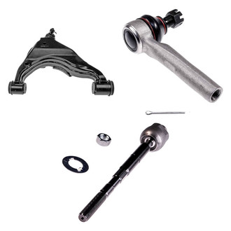 Dorman® - OE Solutions™ Front Driver Side Lower Control Arm with Ball Joint and Tie Rod End Kit