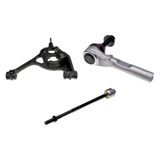 Dorman® - OE Solutions™ Front Driver Side Lower Control Arm with Ball Joint and Tie Rod End Kit