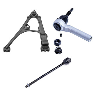 Dorman® - OE Solutions™ Front Driver Side Lower Control Arm with Ball Joint and Tie Rod End Kit