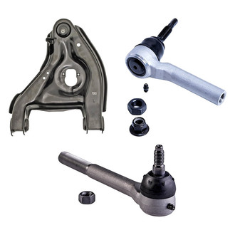Dorman® - OE Solutions™ Front Driver Side Lower Control Arm with Ball Joint and Tie Rod End Kit