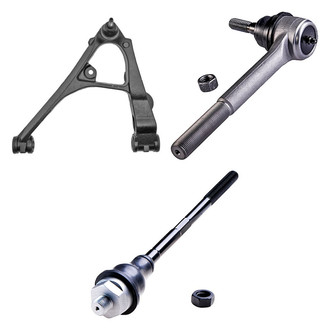 Dorman® - OE Solutions™ Front Driver Side Lower Control Arm with Ball Joint and Tie Rod End Kit
