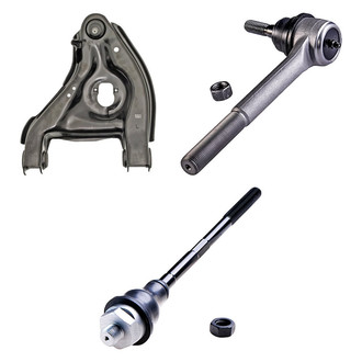 Dorman® - OE Solutions™ Front Driver Side Lower Control Arm with Ball Joint and Tie Rod End Kit