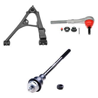 Dorman® - OE Solutions™ Front Driver Side Lower Control Arm with Ball Joint and Tie Rod End Kit