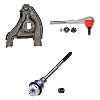 Dorman® - OE Solutions™ Front Driver Side Lower Control Arm with Ball Joint and Tie Rod End Kit