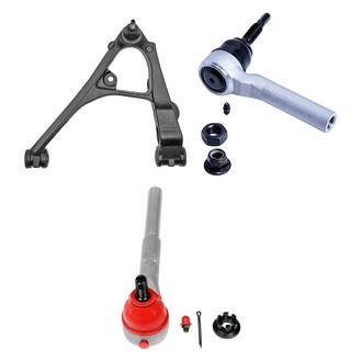 Dorman® - OE Solutions™ Front Driver Side Lower Control Arm with Ball Joint and Tie Rod End Kit