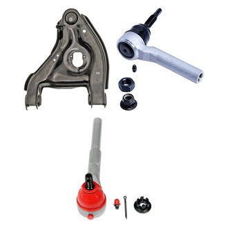 Dorman® - OE Solutions™ Front Driver Side Lower Control Arm with Ball Joint and Tie Rod End Kit