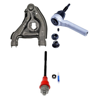 Dorman® - OE Solutions™ Front Driver Side Lower Control Arm with Ball Joint and Tie Rod End Kit