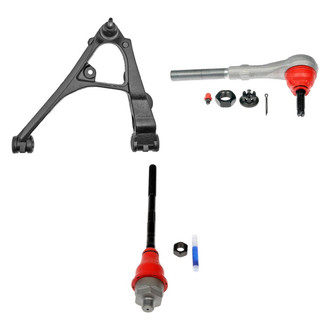 Dorman® - OE Solutions™ Front Driver Side Lower Control Arm with Ball Joint and Tie Rod End Kit