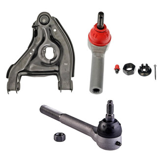 Dorman® - OE Solutions™ Front Driver Side Lower Control Arm with Ball Joint and Tie Rod End Kit