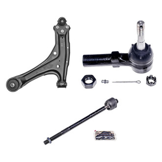 Dorman® - OE Solutions™ Front Driver Side Lower Control Arm with Ball Joint and Tie Rod End Kit