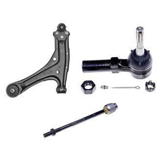 Dorman® - OE Solutions™ Front Driver Side Lower Control Arm with Ball Joint and Tie Rod End Kit