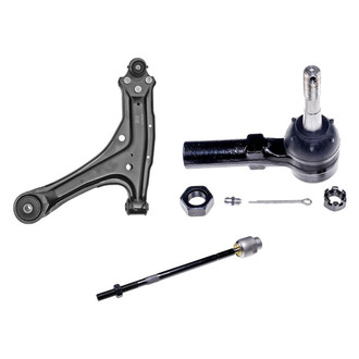 Dorman® - OE Solutions™ Front Driver Side Lower Control Arm with Ball Joint and Tie Rod End Kit