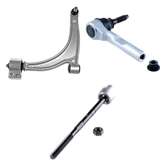 Dorman® - OE Solutions™ Front Driver Side Lower Control Arm with Ball Joint and Tie Rod End Kit