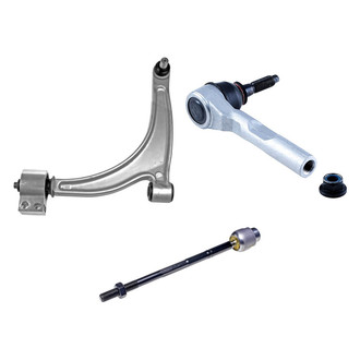 Dorman® - OE Solutions™ Front Driver Side Lower Control Arm with Ball Joint and Tie Rod End Kit