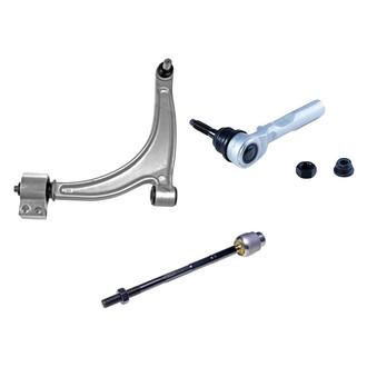 Dorman® - OE Solutions™ Front Driver Side Lower Control Arm with Ball Joint and Tie Rod End Kit