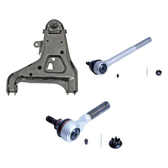 Dorman® - OE Solutions™ Front Driver Side Lower Control Arm with Ball Joint and Tie Rod End Kit