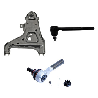 Dorman® - OE Solutions™ Front Driver Side Lower Control Arm with Ball Joint and Tie Rod End Kit