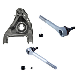 Dorman® - OE Solutions™ Front Driver Side Lower Control Arm with Ball Joint and Tie Rod End Kit
