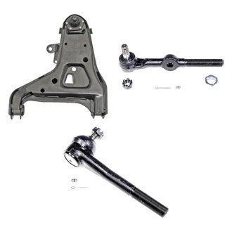Dorman® - OE Solutions™ Front Driver Side Lower Control Arm with Ball Joint and Tie Rod End Kit