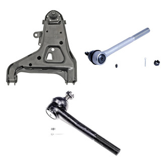 Dorman® - OE Solutions™ Front Driver Side Lower Control Arm with Ball Joint and Tie Rod End Kit