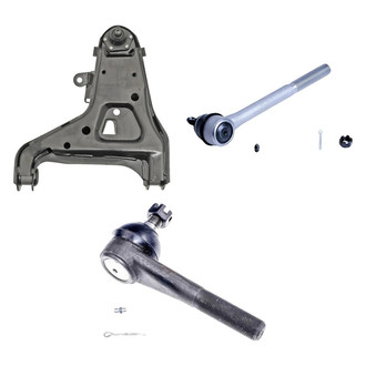 Dorman® - OE Solutions™ Front Driver Side Lower Control Arm with Ball Joint and Tie Rod End Kit