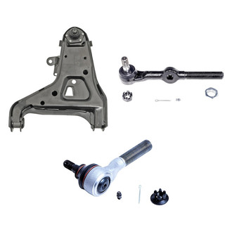 Dorman® - OE Solutions™ Front Driver Side Lower Control Arm with Ball Joint and Tie Rod End Kit