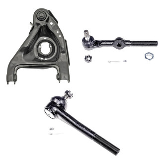 Dorman® - OE Solutions™ Front Driver Side Lower Control Arm with Ball Joint and Tie Rod End Kit
