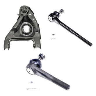 Dorman® - OE Solutions™ Front Driver Side Lower Control Arm with Ball Joint and Tie Rod End Kit
