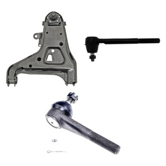 Dorman® - OE Solutions™ Front Driver Side Lower Control Arm with Ball Joint and Tie Rod End Kit